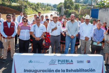 DEJA HUELLA GOBIERNO ESTATAL EN TODOS  LOS MUNICIPIOS DE PUEBLA: SERGIO SALOMÓN